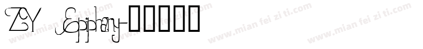 ZY Epiphany字体转换